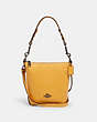 COACH®,MICRO ABBY DUFFLE,Leather,QB/HONEY,Front View
