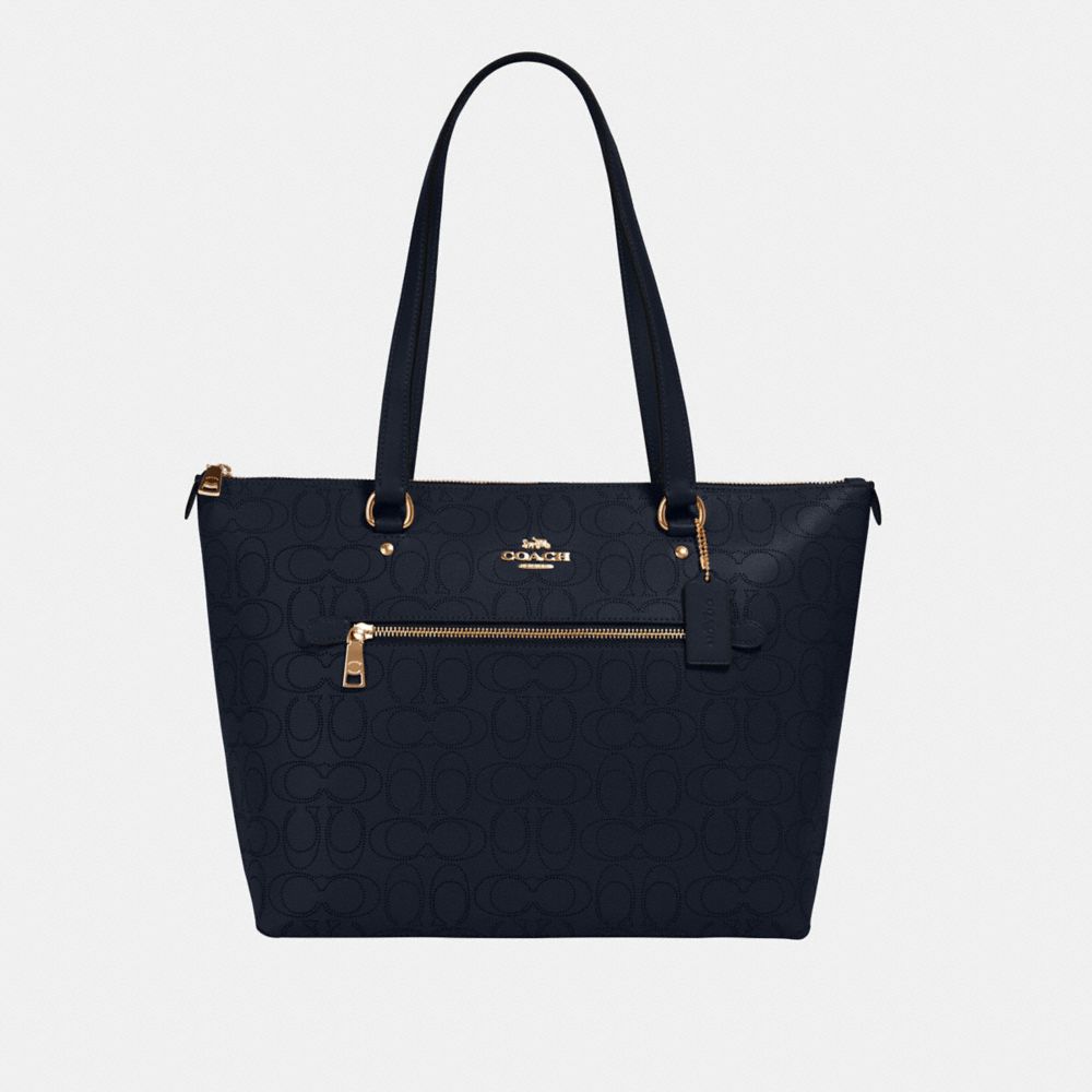 Coach Outlet Gallery Tote In Signature Canvas