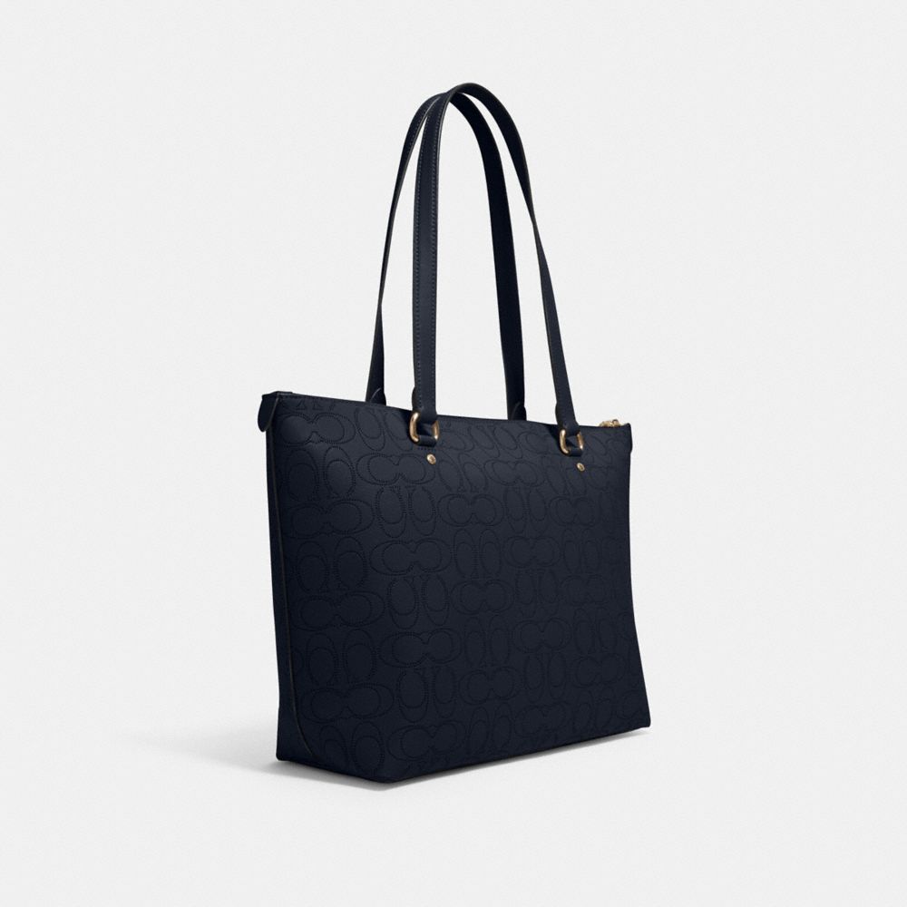 Coach Black Signature Leather Tote Bag – LUDIC