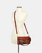COACH®,JADE SHOULDER BAG IN SIGNATURE CANVAS WITH REXY BY GUANG YU,pvc,Mini,Gunmetal/Khaki Multi,Alternate View