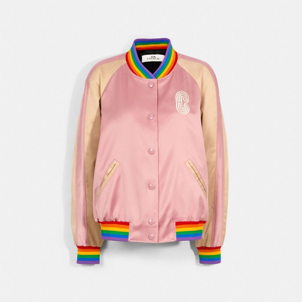 Pink rainbow clearance jacket