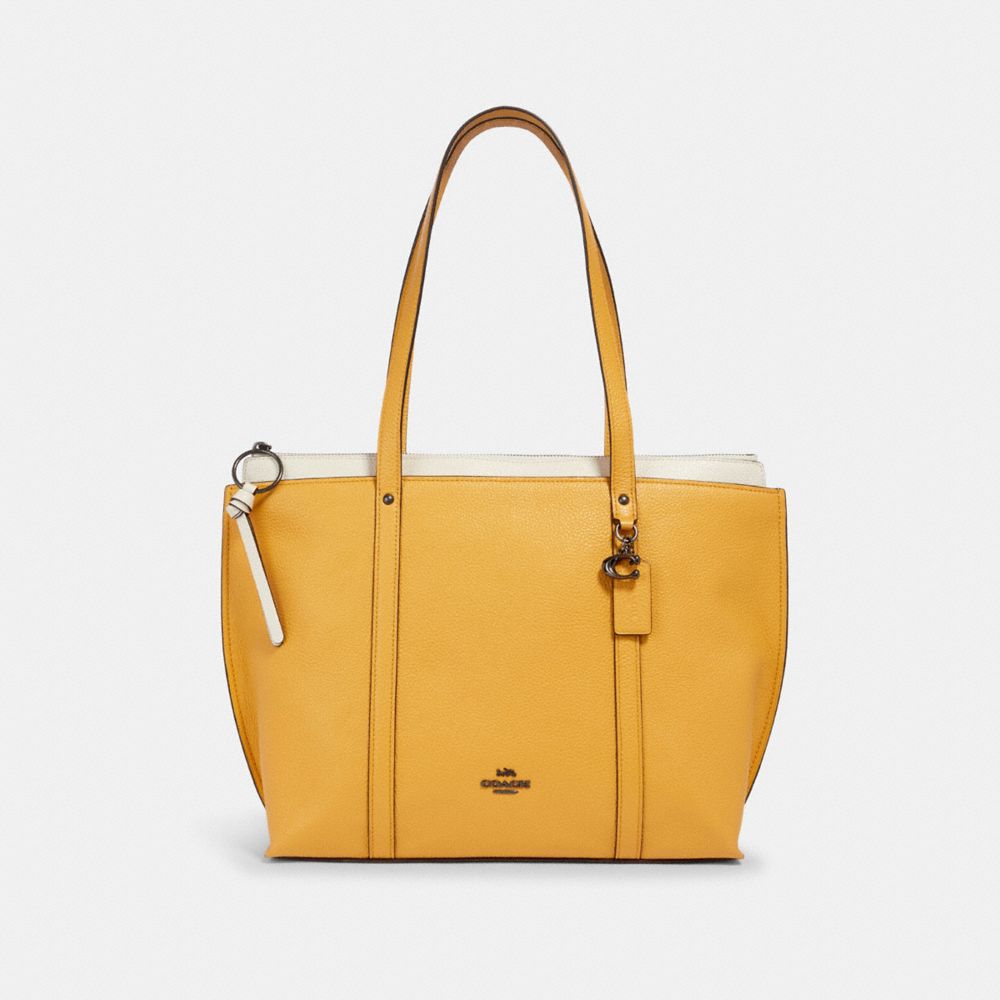 Coach outlet yellow discount purse