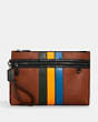 Carryall Pouch In Colorblock With Varsity Stripe