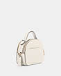 COACH®,SERENA SATCHEL,Leather,Small,Gold/Chalk,Angle View