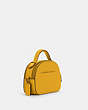 COACH®,SERENA SATCHEL,Leather,Small,Gold/Flax,Angle View