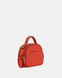 COACH®,SERENA SATCHEL,Leather,Small,Gold/Mango,Angle View