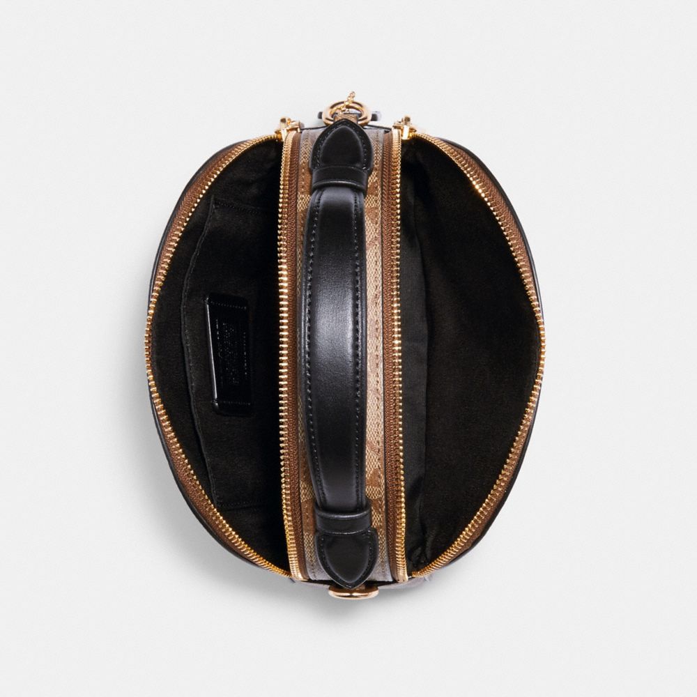 COACH®,Serena Satchel In Signature Canvas,,Inside View,Top View