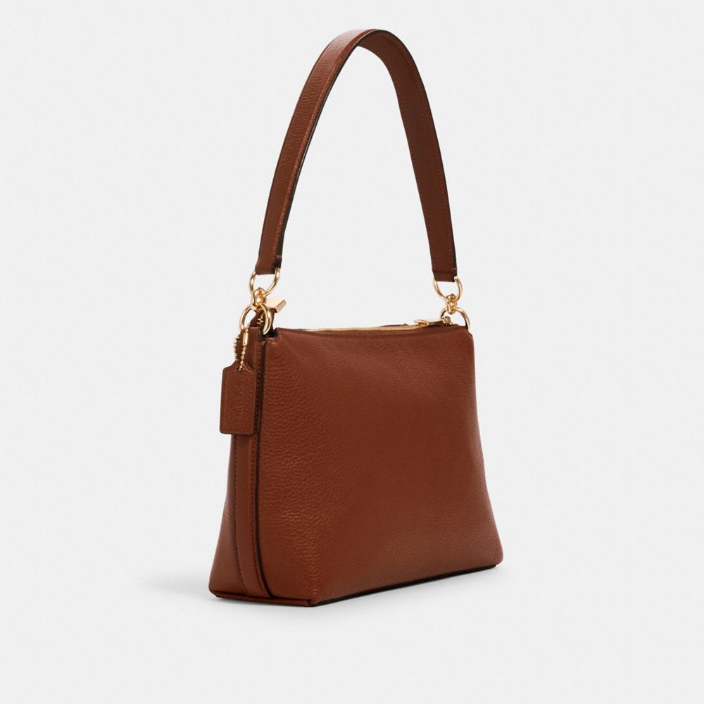 J2HL Coach 1600 Small Marlon Shoulder Bag in Brown Signature