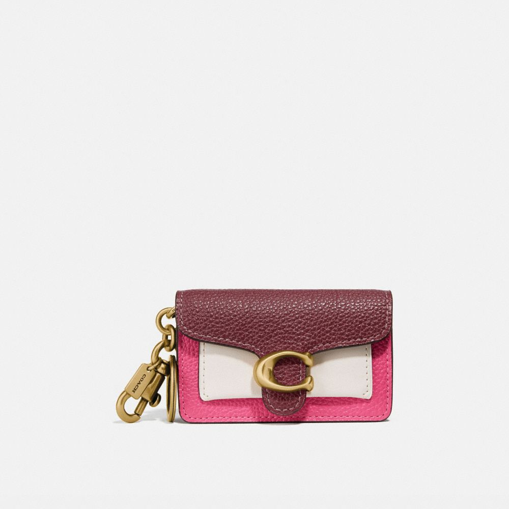 COACH OUTLET® | Mini Tabby Bag Charm In Colorblock