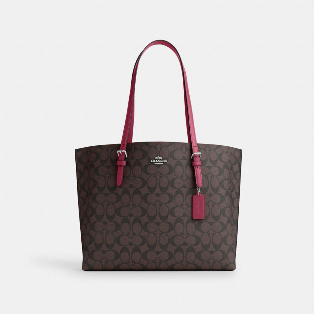 Mollie Tote In Signature Canvas COACH Outlet