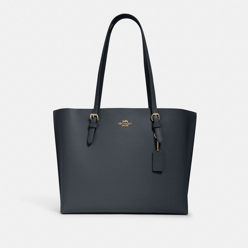 Leather tote Coach Black in Leather - 25560646