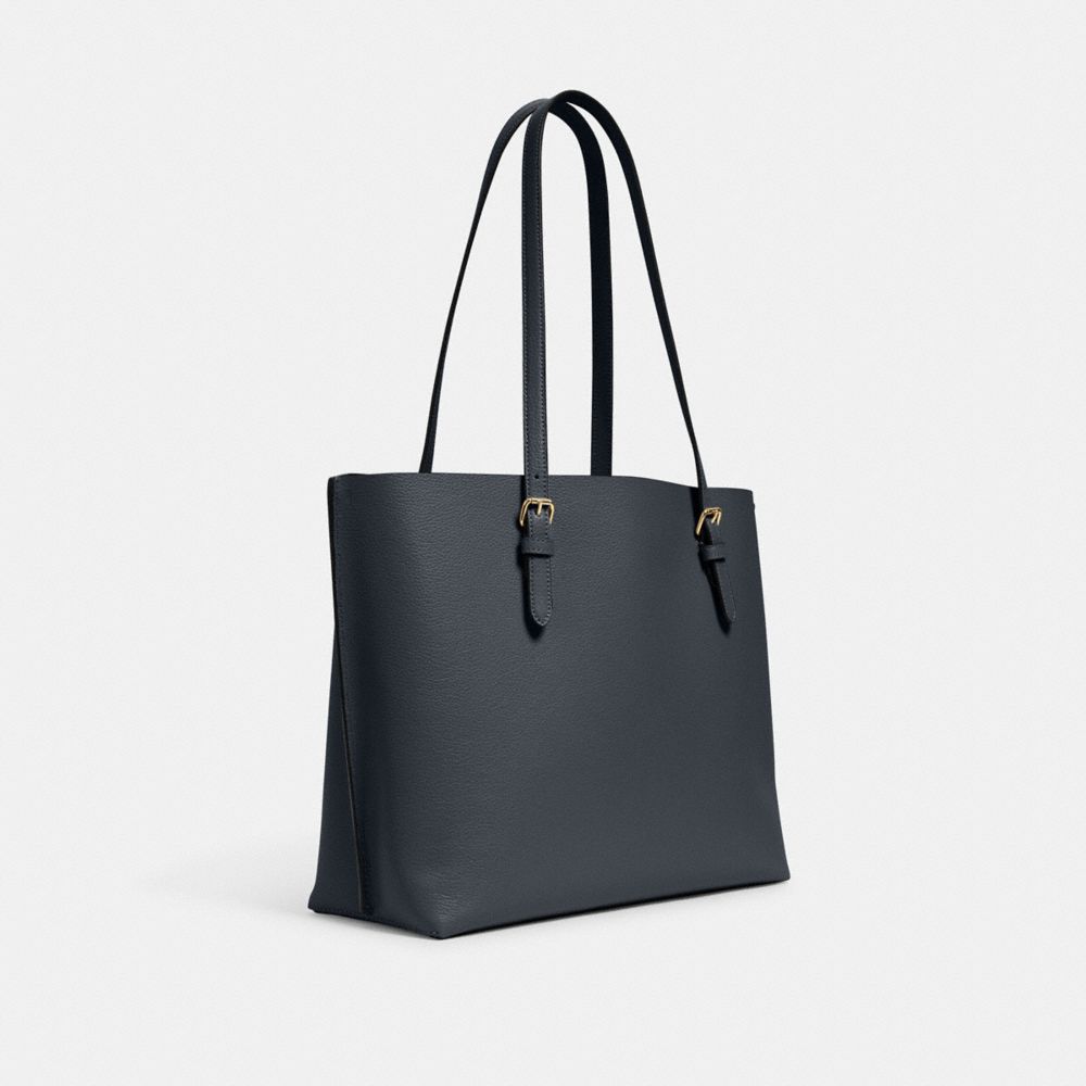 COACH®,Mollie Tote Bag,Leather,Tote,Belt,Gold Metal,Casual,,Angle View