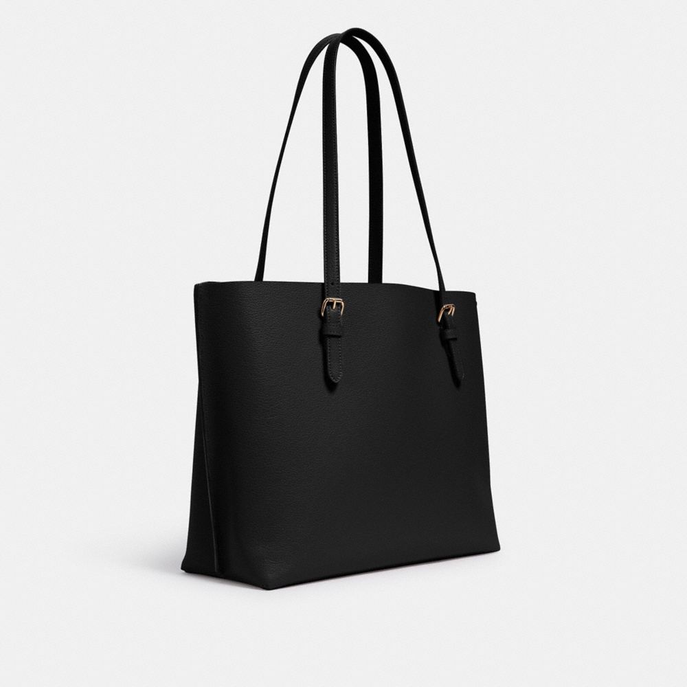 Leather tote Coach Black in Leather - 25117488