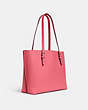 COACH®,MOLLIE TOTE,Leather,X-Large,Everyday,Gold/Confetti Pink/Mango,Angle View