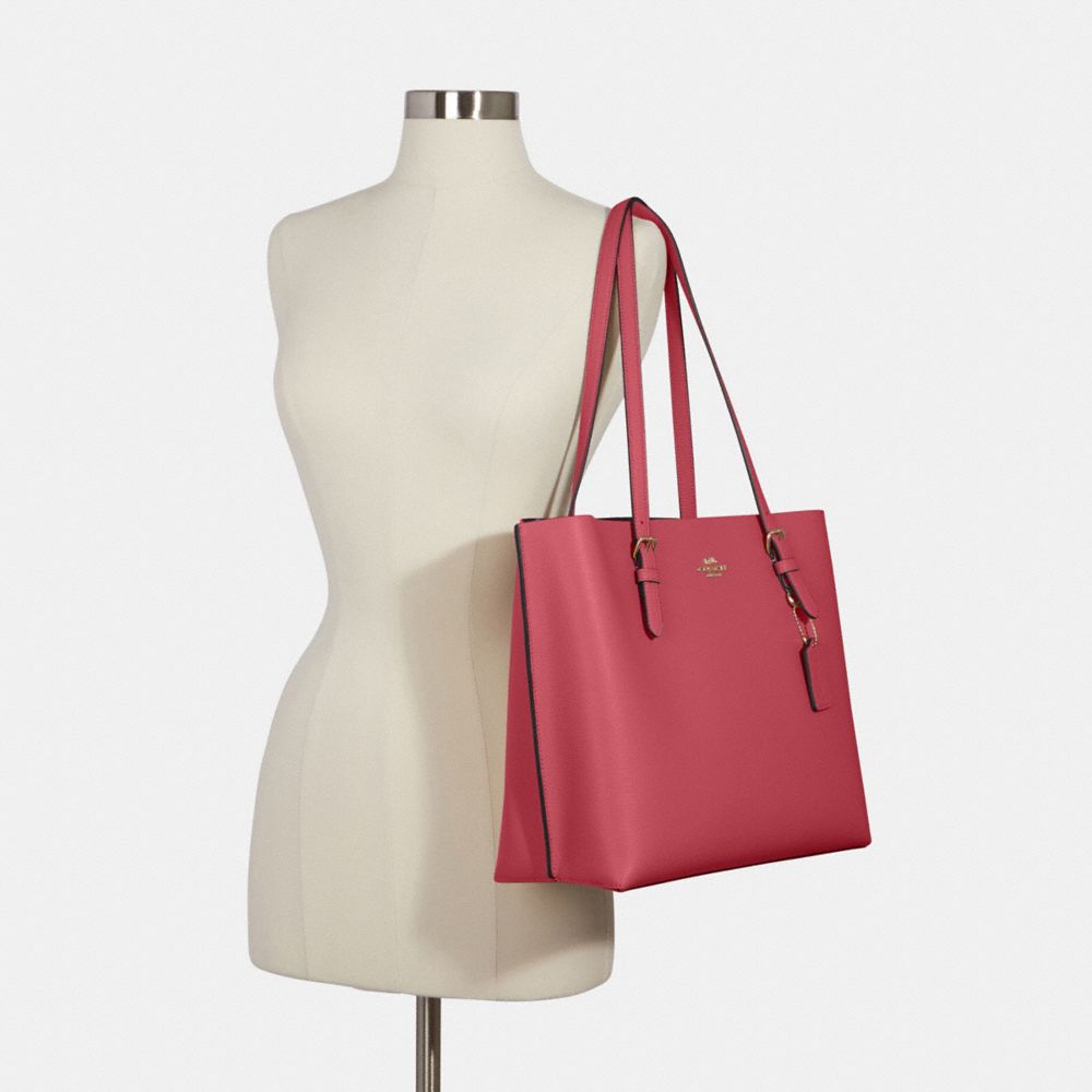 COACH®,Mollie Tote Bag,Leather,Tote,Belt,Gold Metal,Casual,,Alternate View