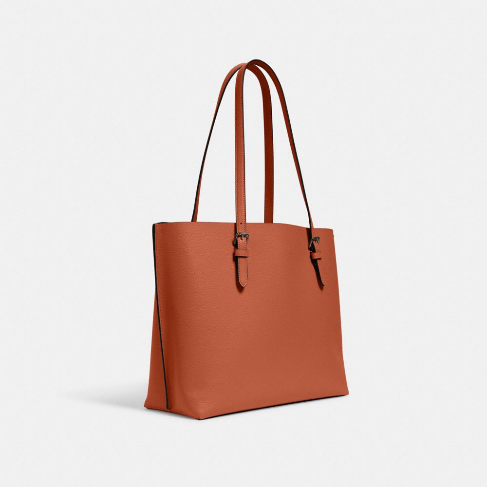 COACH®,Mollie Tote Bag,Leather,Tote,Belt,Gold Metal,Casual,,Angle View