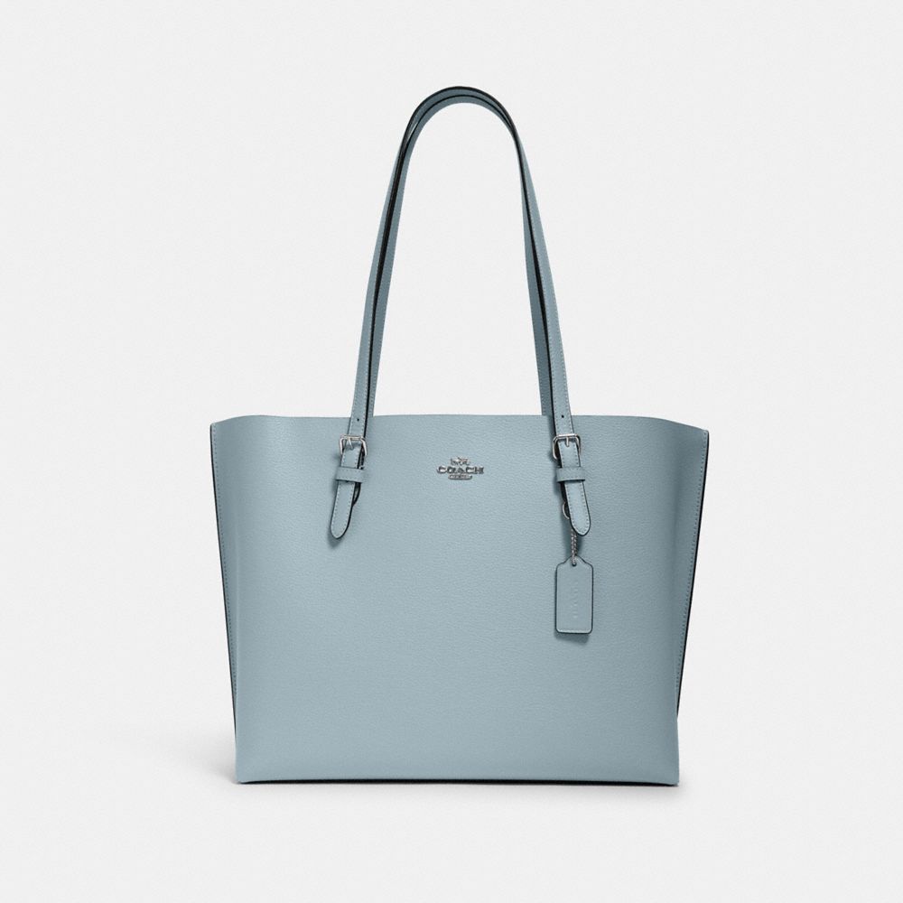 COACH®,Mollie Tote Bag,Leather,Tote,Belt,Gold Metal,Casual,,Front View