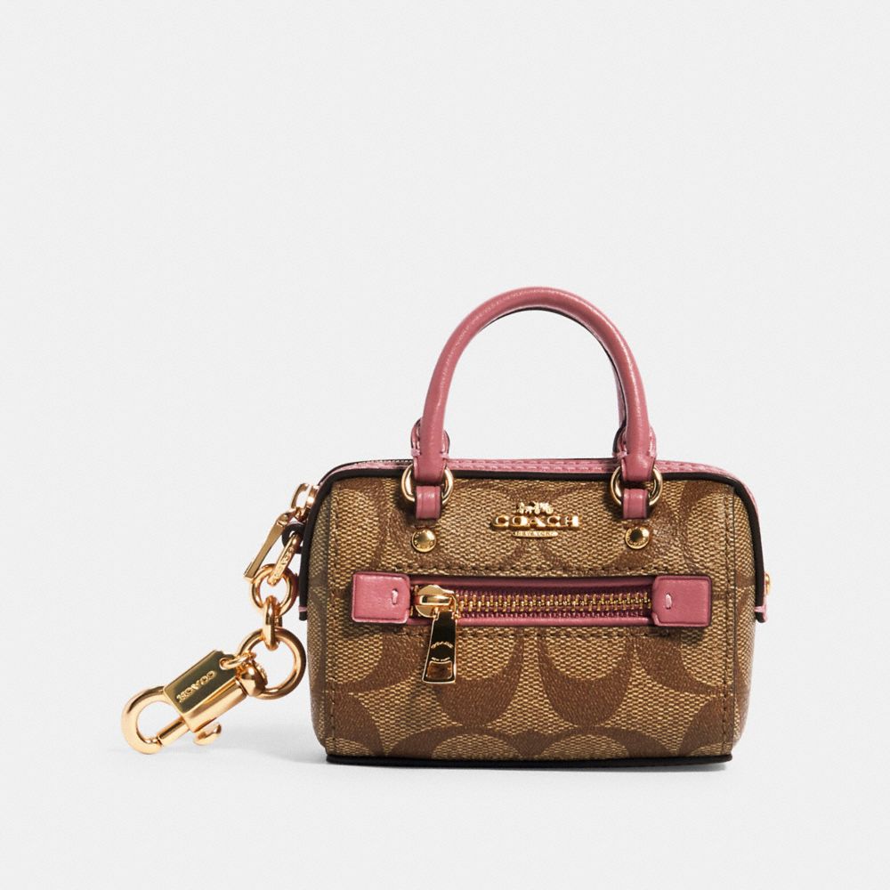 キーホルダー・キーリング COACH Mini Rowan Satchel CU279 Mini Tote Bag Charm CU280 COACH® Outlet | Mini Rowan Satchel Bag Charm