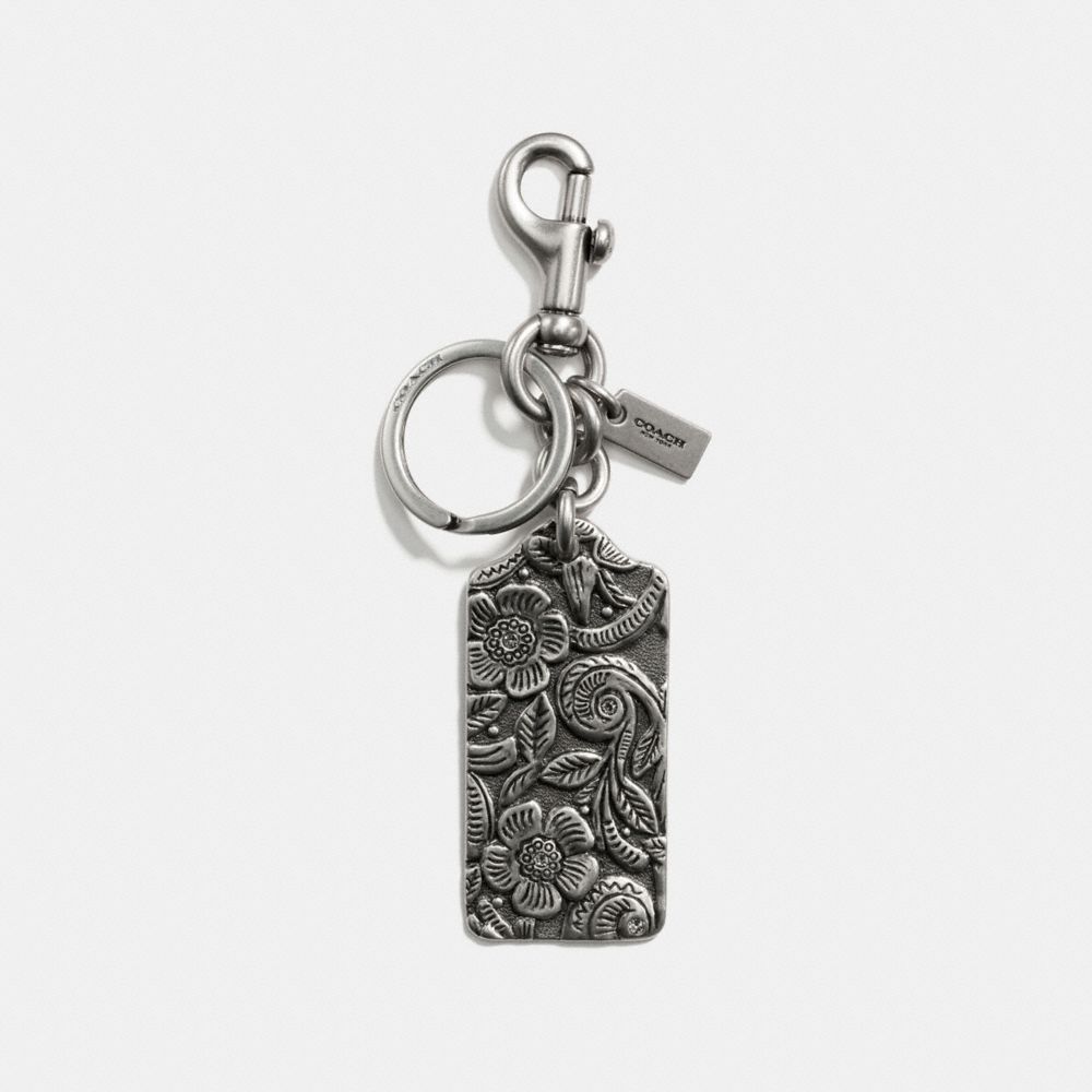 Tooled Hangtag Bag Charm