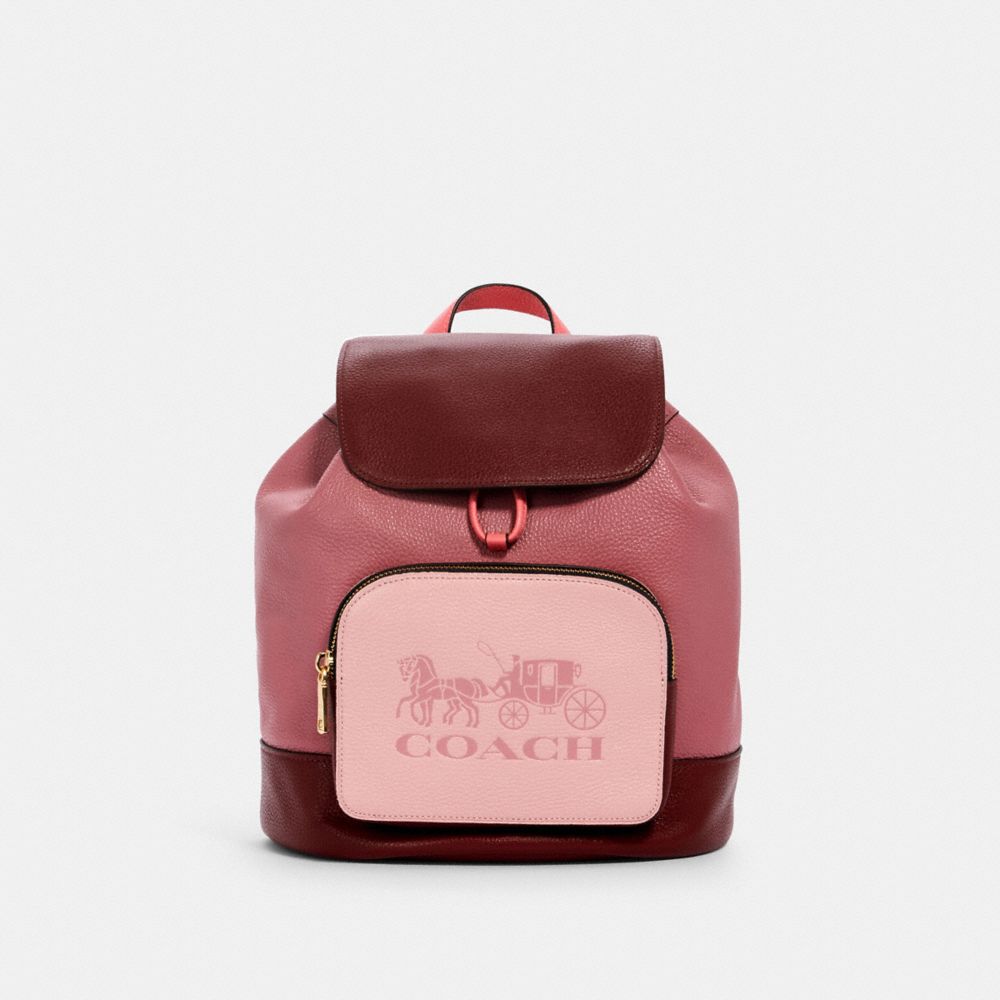 Coach jes backpack with best sale horse and carriage print