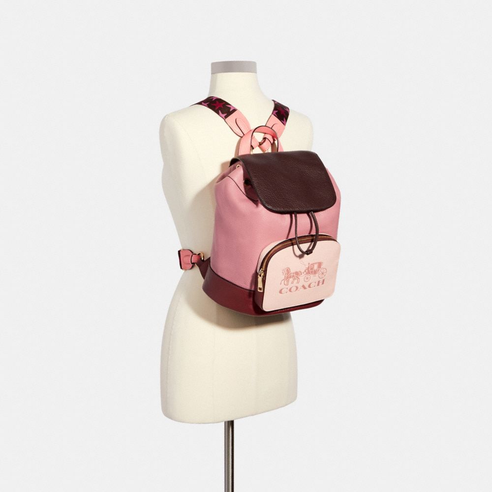 COACH Outlet Jes Backpack In Colorblock With Horse And Carriage