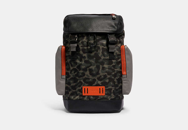 Ranger Backpack With Animal Camo Script Print