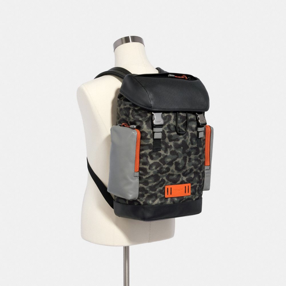 Ranger Backpack With Animal Camo Script Print