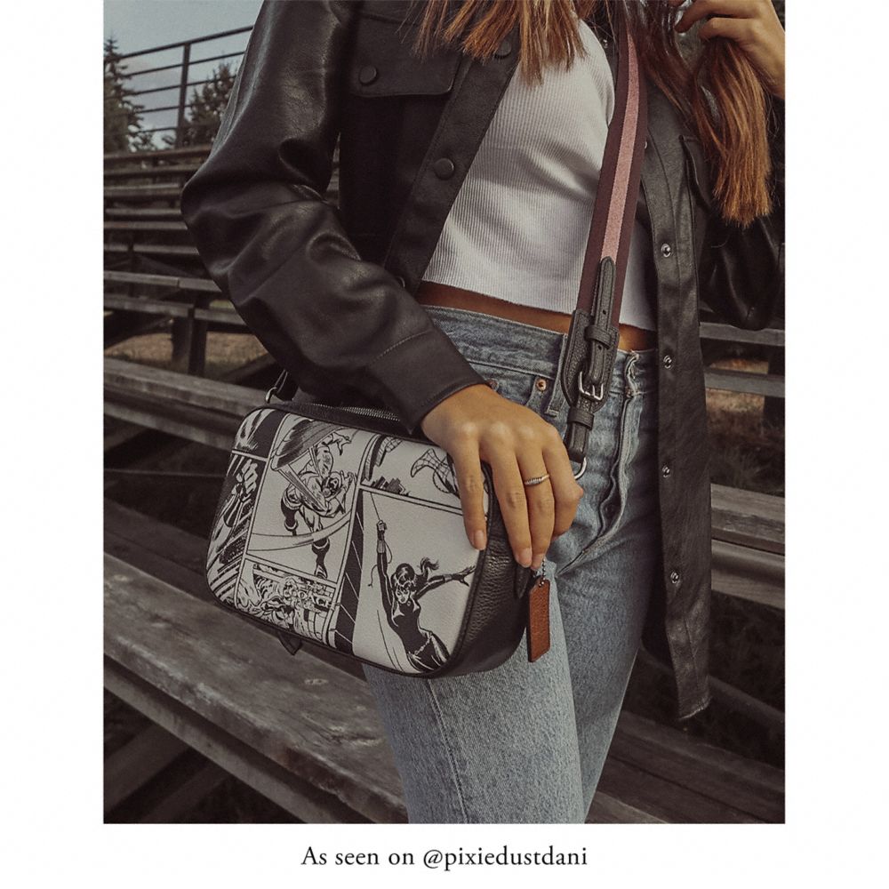 Coach │ Marvel Jes Crossbody With Comic Book Print