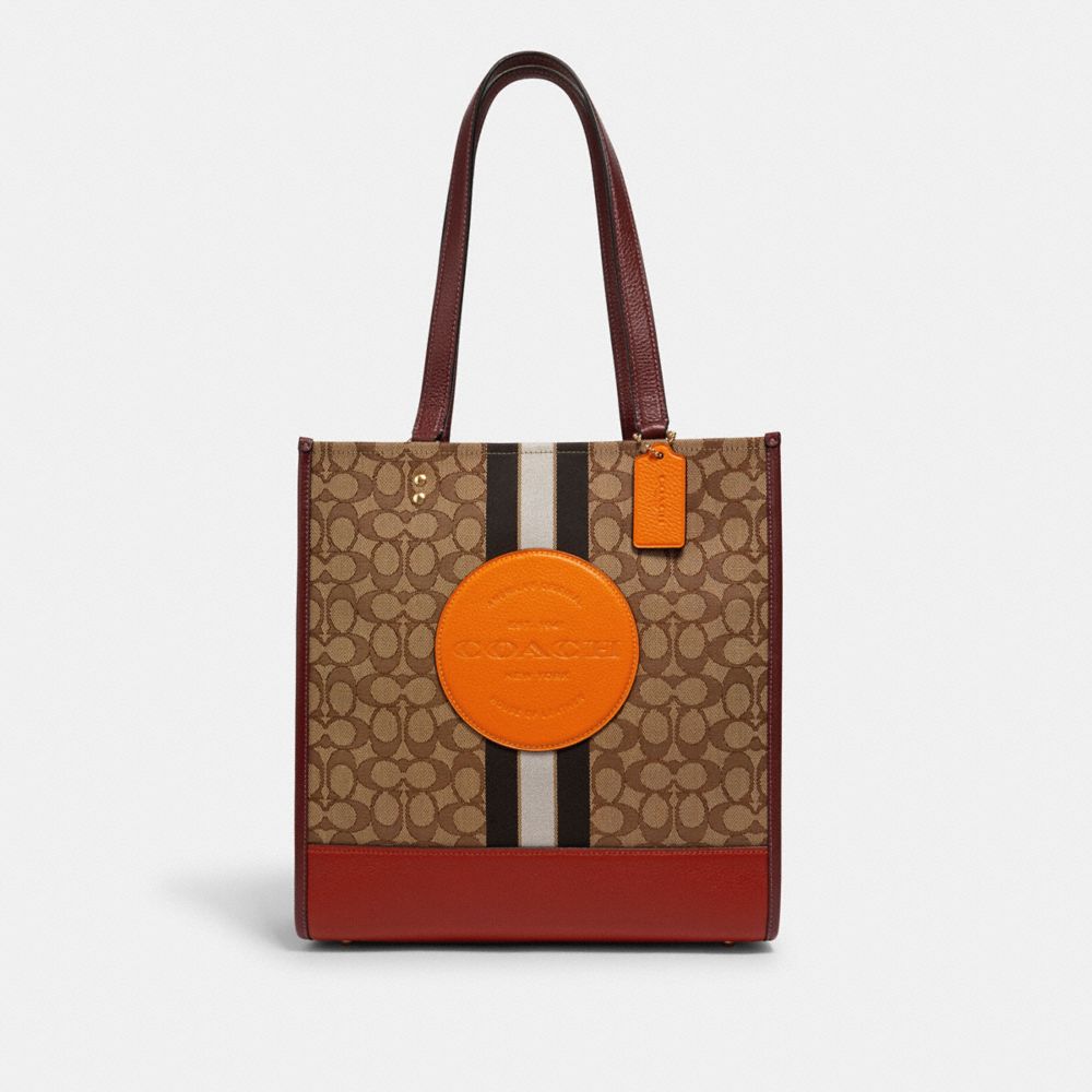 COACH コーチ1917 デンプシー トート、ハンドバッグ COACH® | Dempsey Tote Bag In Signature Jacquard With Stripe