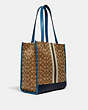 Dempsey Tote Bag In Signature Jacquard With Stripe And Coach Patch