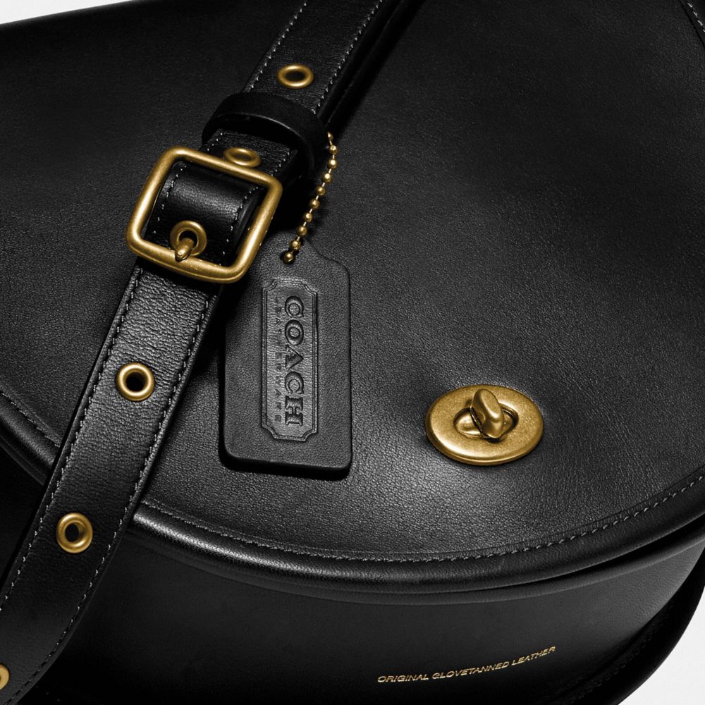 Coach turnlock saddle discount crossbody