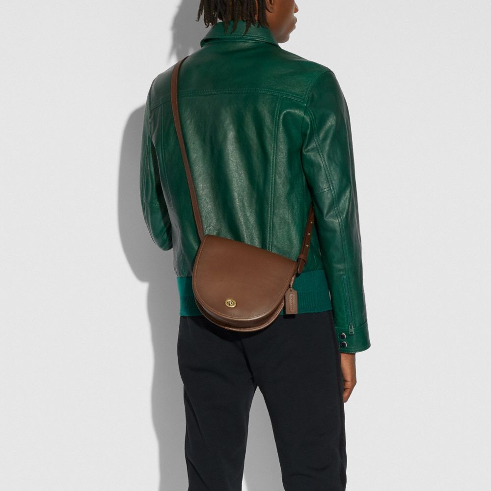 COACH®,Turnlock Saddle Crossbody,,Detail View