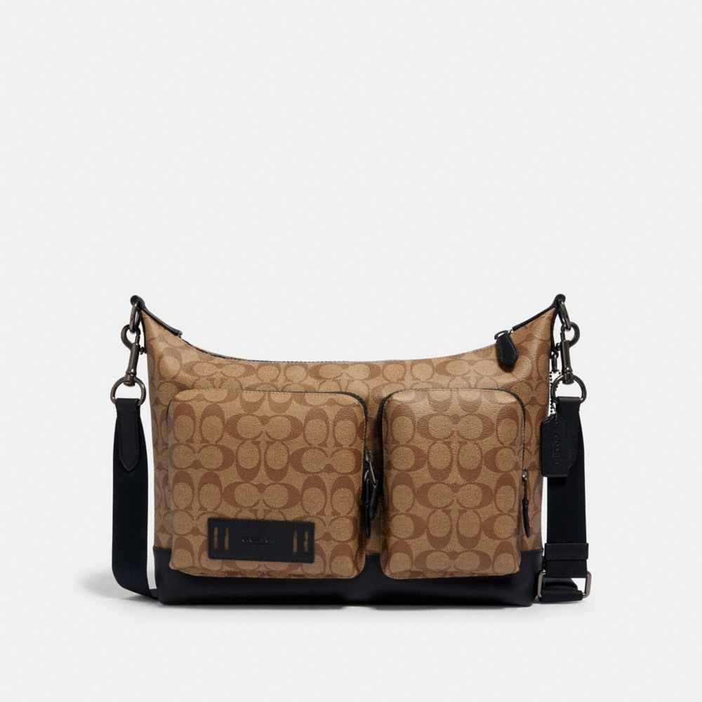 COACH® Outlet | Ranger Pocket Messenger In Signature Canvas