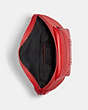 COACH®,TERRAIN BELT BAG,Gunmetal/Crimson,Front View