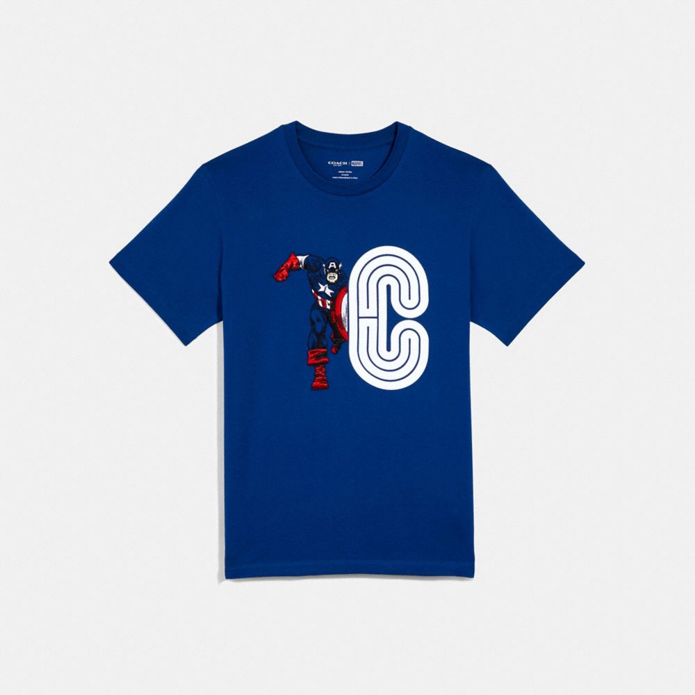 Coach │ Marvel Captain America Signature T Shirt
