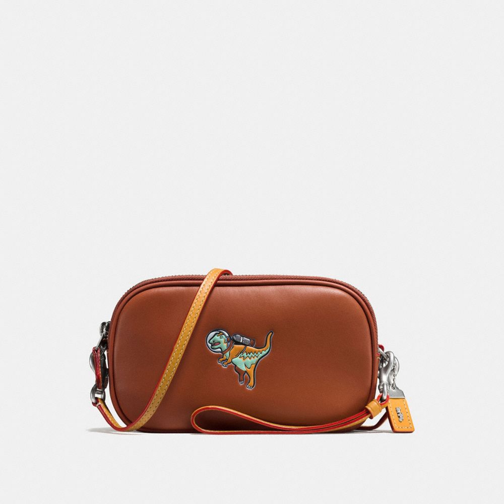 COACH Crossbody Clutch With Embossed Space Rexy