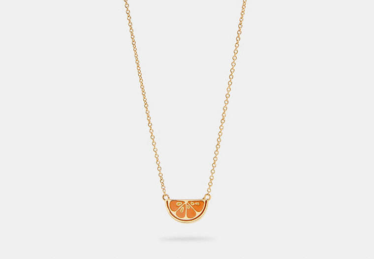 Orange Slice Necklace
