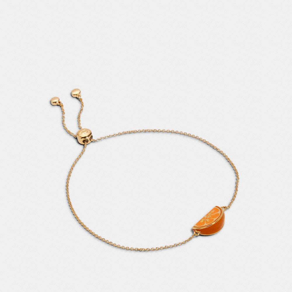 Bracelet coulissant Tranche d’orange