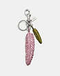 Lacquered Feathers Bag Charm