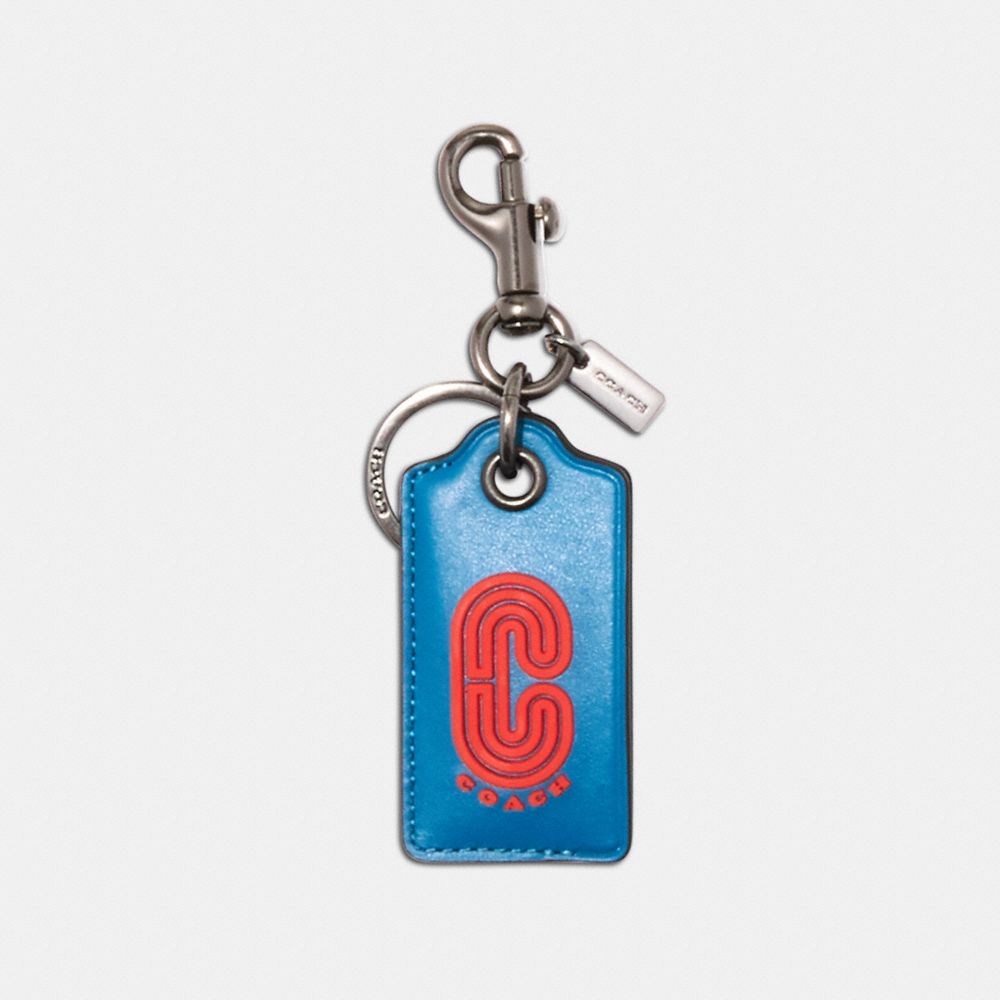 Bottle Opener Key Fob In Colorblock With Coach Patch