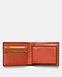 COACH®,3-IN-1 WALLET,Leather,Deep Orange,Inside View,Top View
