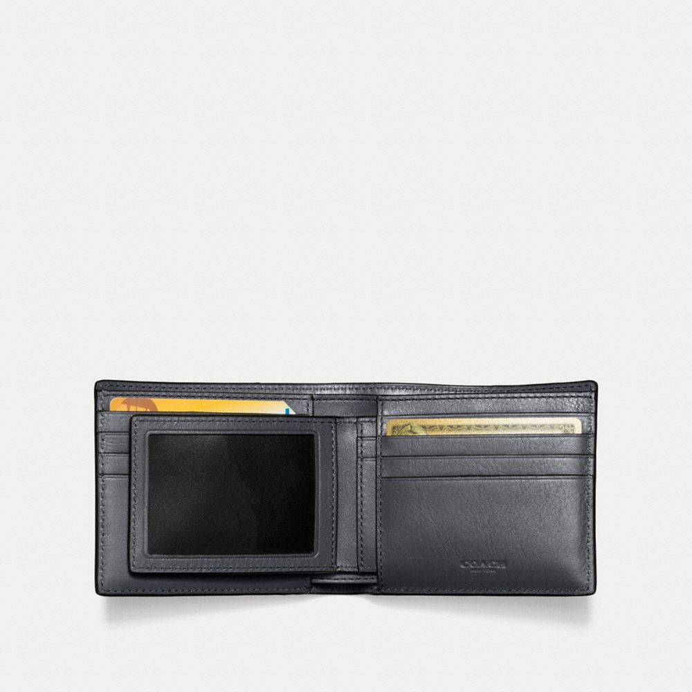 COACH®,3-IN-1 WALLET,Leather,GRAPHITE,Alternate View