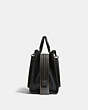 COACH®,ROGUE BAG 39,Leather,X-Large,Black Copper/Black,Angle View