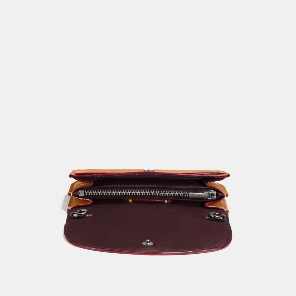 Double Pouch With Coach Link Strap