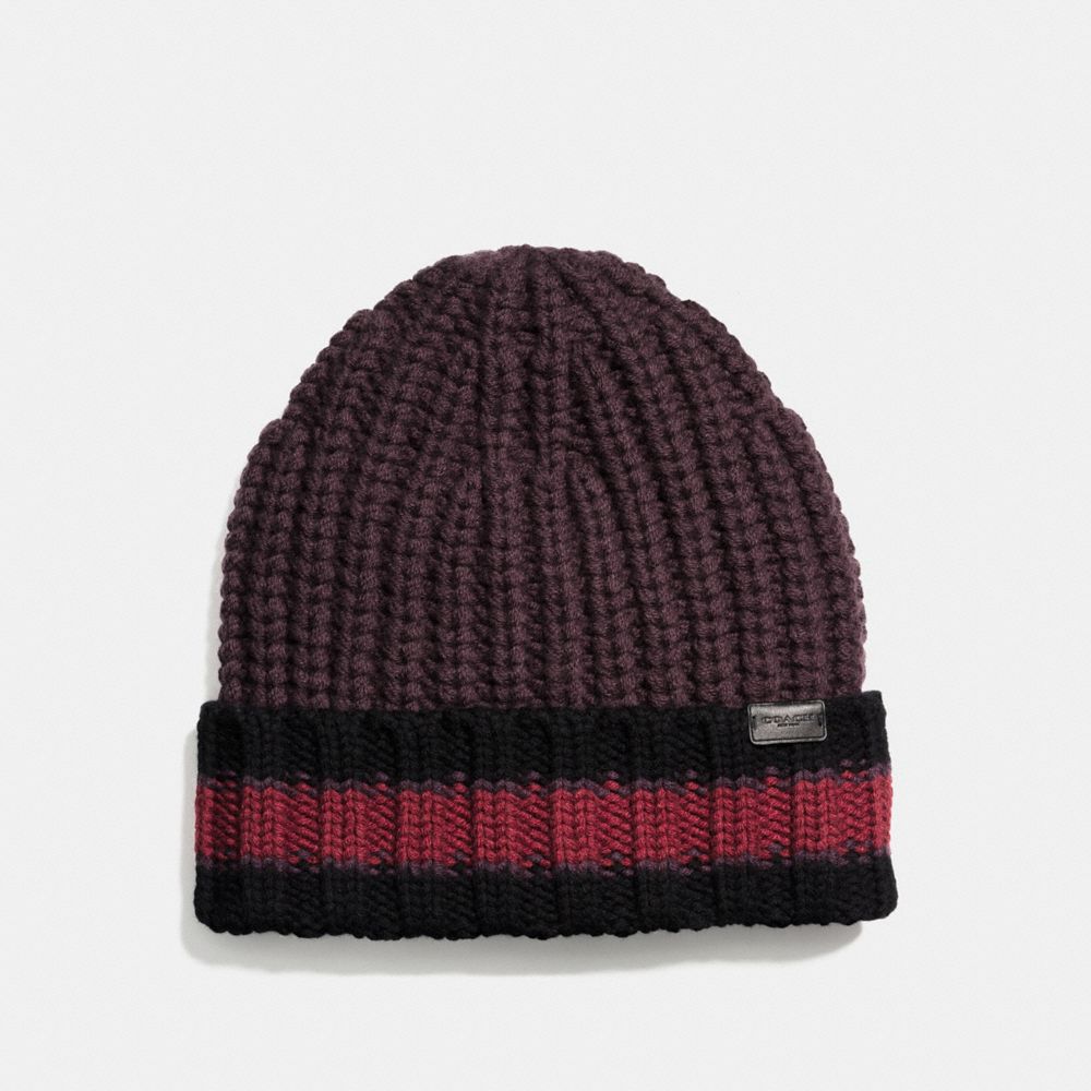 Varsity Stripe Knit Beanie