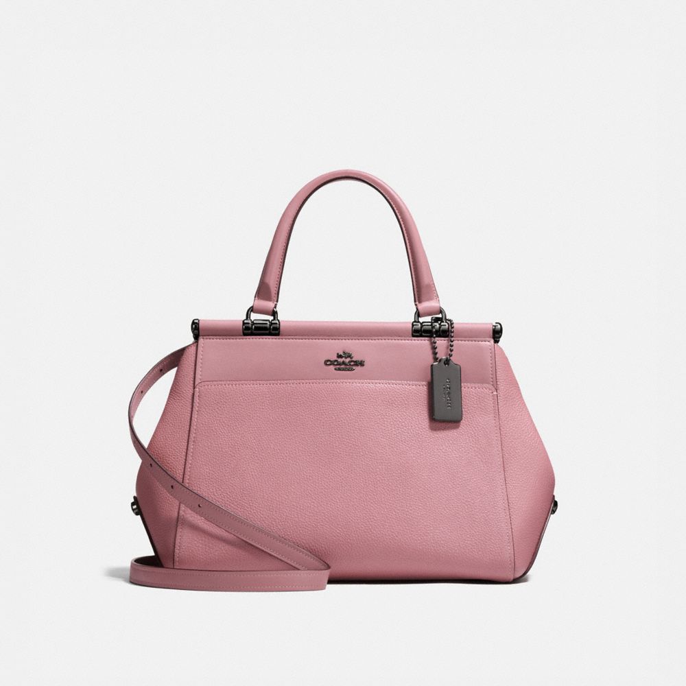 Grace pebbled best sale leather shoulder bag