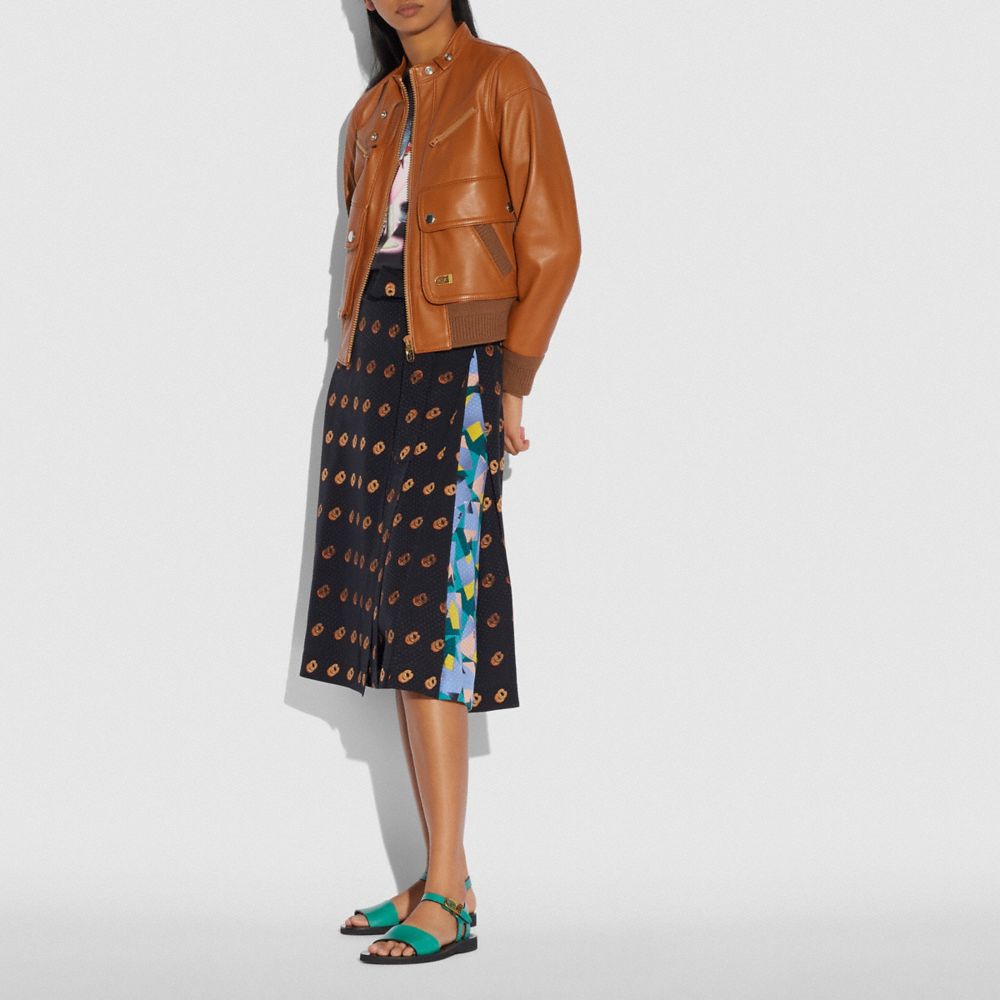 Jupe Portefeuille Imprimée