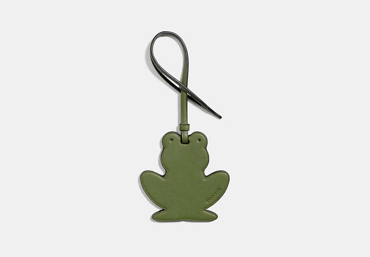 COACH®,FROGGY ORNAMENT,Leather,UTILITY,Front View