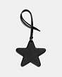 COACH®,STAR ORNAMENT,Leather,Black,Front View