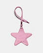 COACH®,STAR ORNAMENT,Leather,Metallic Pink,Front View